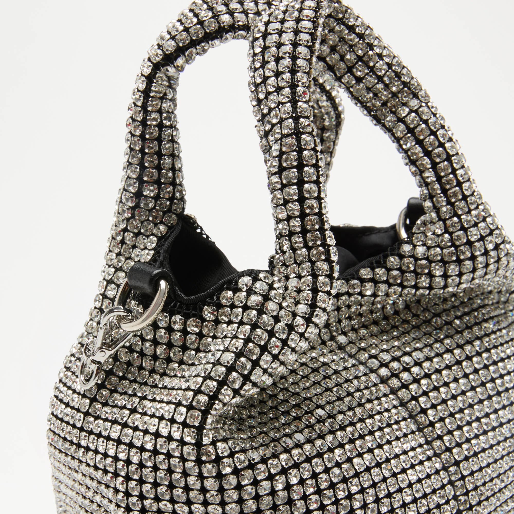 Glisten Tote<br>Rhinestone Crystal Bucket Bag