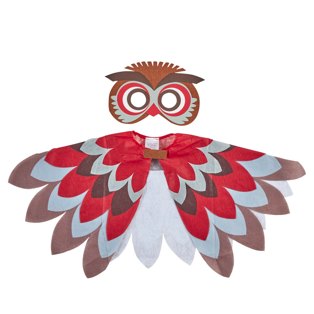Déguisement enfant Hibou masque et cape 4/6 ans