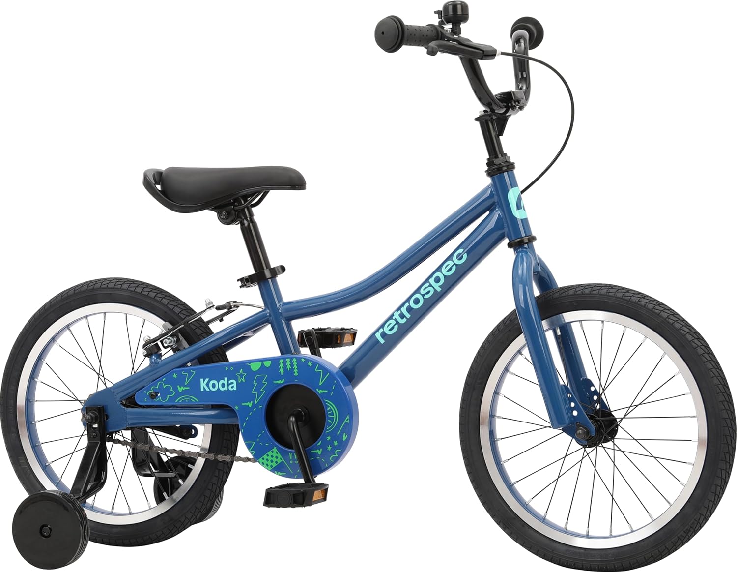 Retrospec Koda Plus Kids Bike for Boys & Girls Ages 4-6 Years - 16 Children's Bicycle, Adjustable Seat & Handlebars