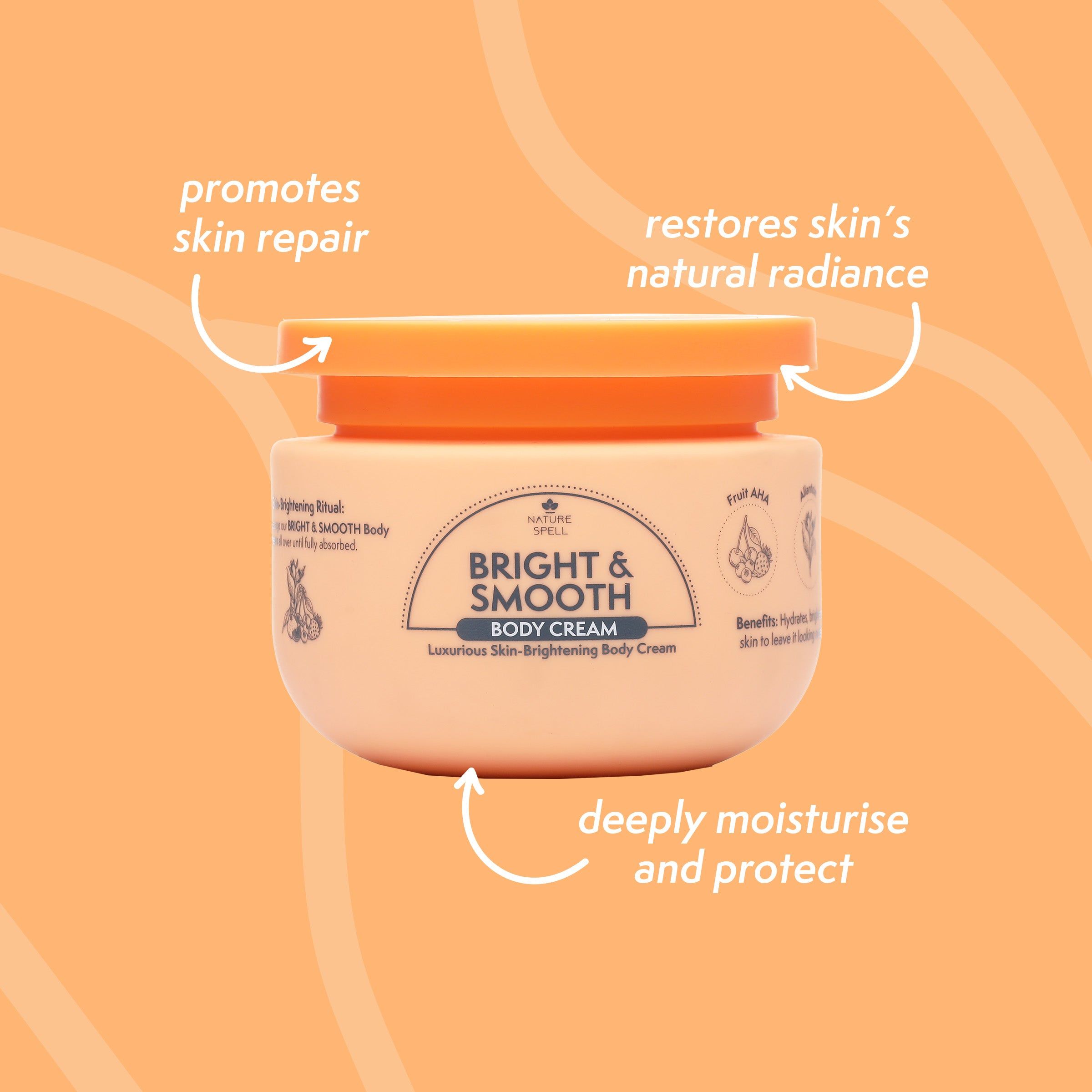 Nature Spell Bright & Smooth body cream 250ml