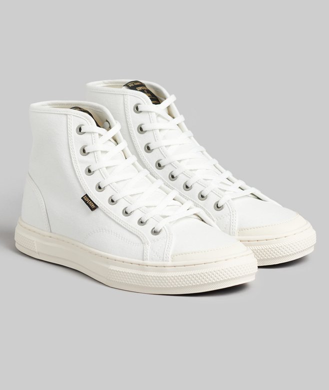 Vegan Canvas High Top Trainers