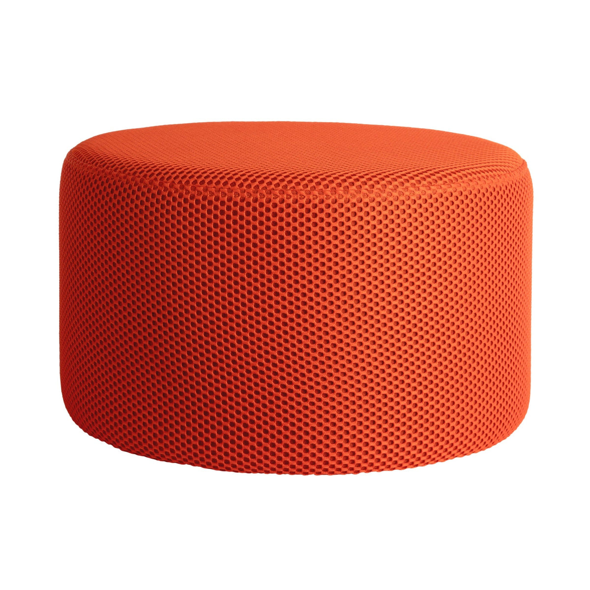 Leitmotiv poef Retro Mesh - oranje - Ø50cm