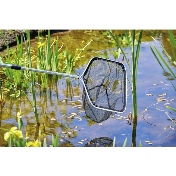 Kescher, Laub, Teichlinsen und Algen, Fische, Aluminium30 cm