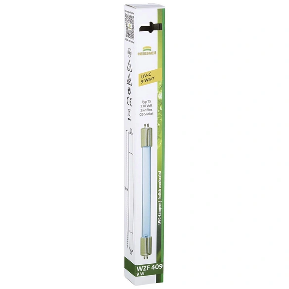 Lampe »«, 9W W, kunststoff|glas, weiss|silberfarben|transparent