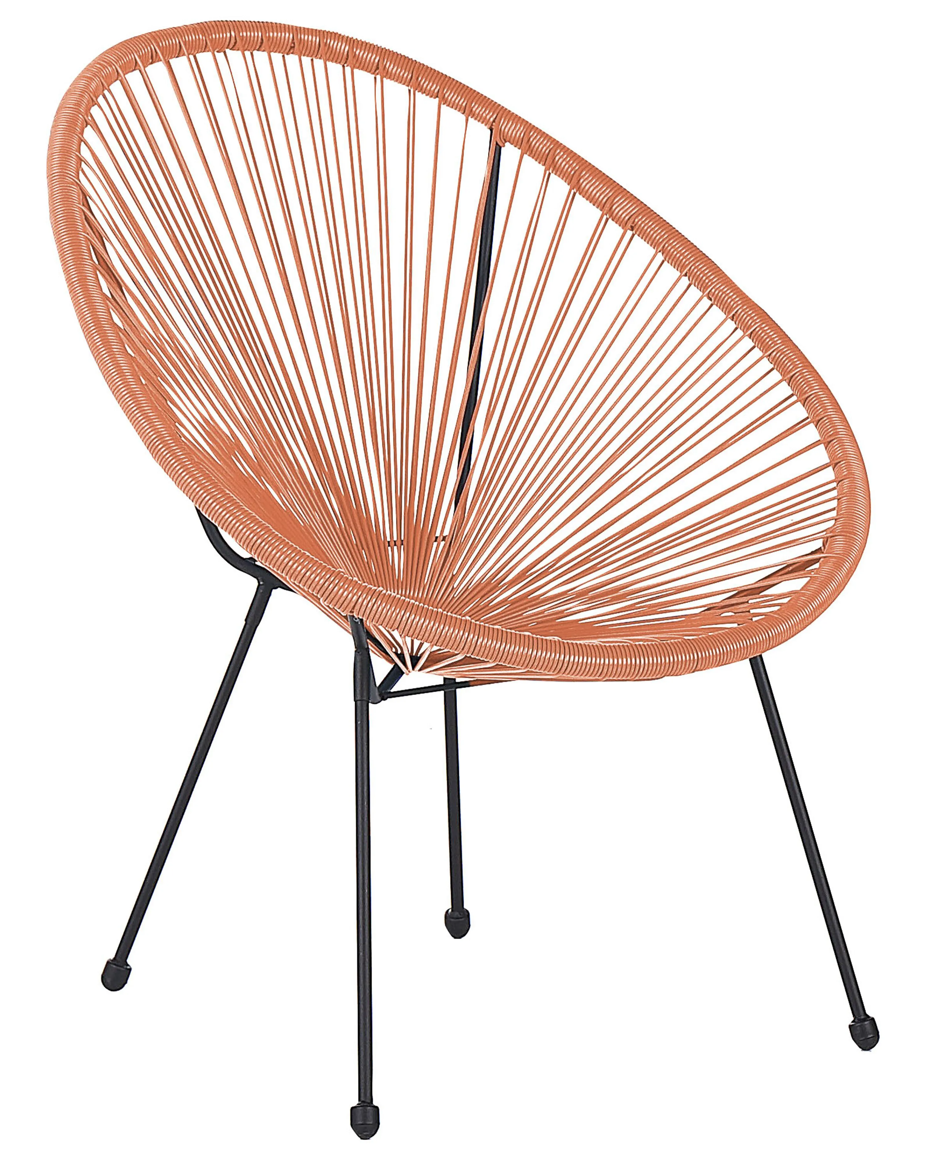 Garden Chair ACAPULCO II PE Rattan Orange