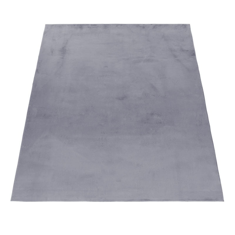 Dywan pluszowy Pouffy szary 60 cm x 110 cm