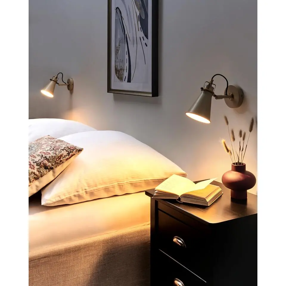 MOYOLA - Wandlampen - Beige - Metaal