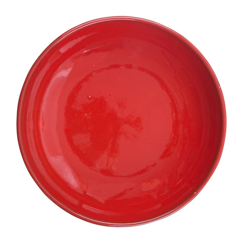 Schaal Selena - rood - 22 cm