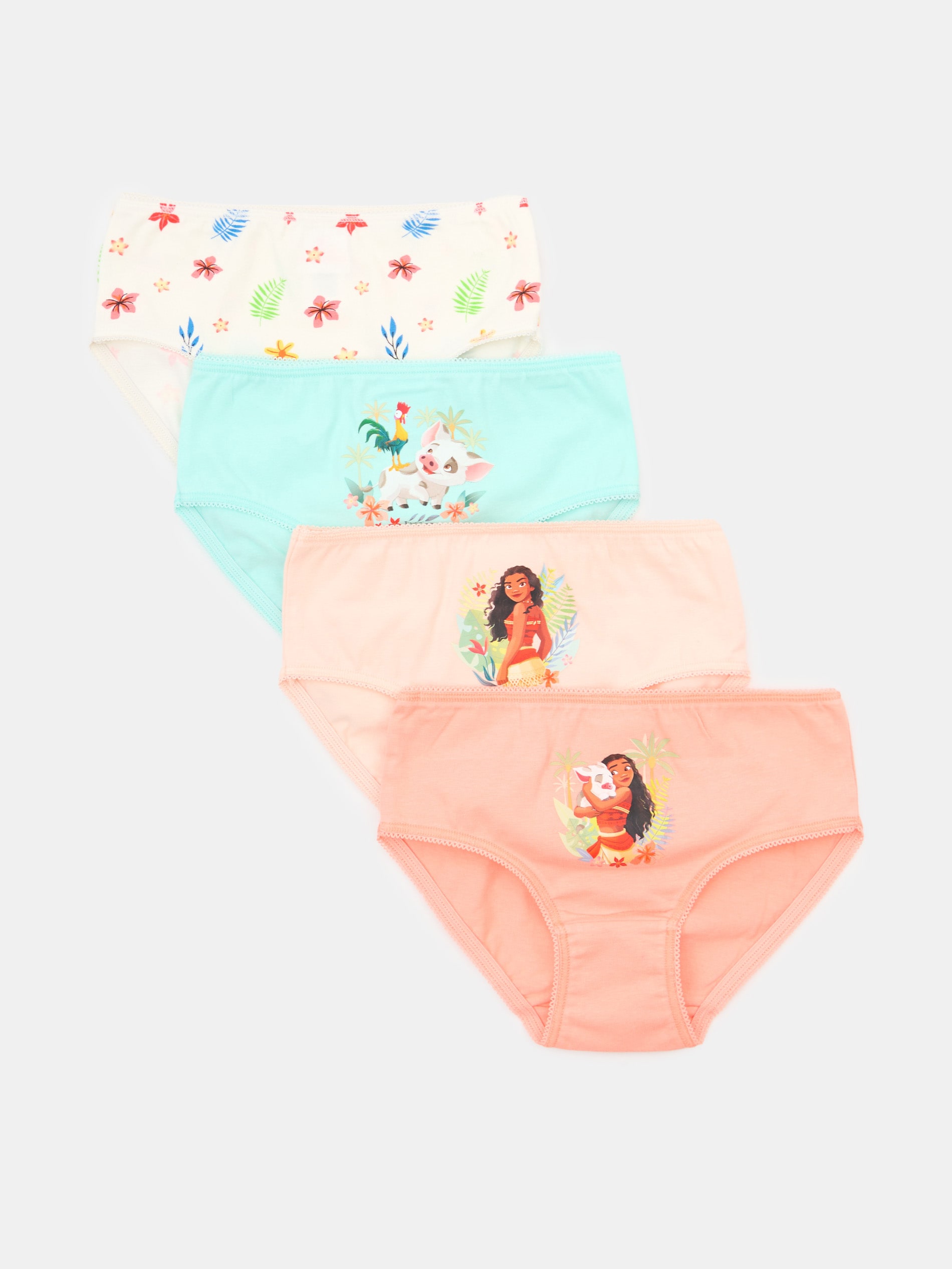 Bawełniane majtki figi 4 pack Vaiana