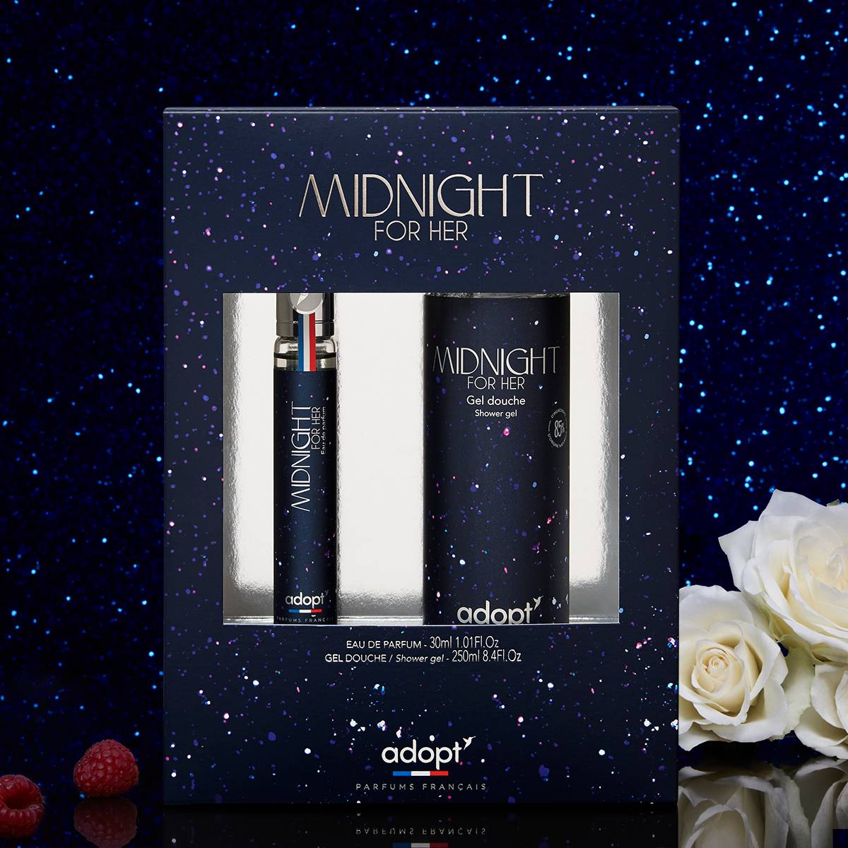 Midnight for HerCoffret Eau de parfum 30 ml   Gel douche 250 ml