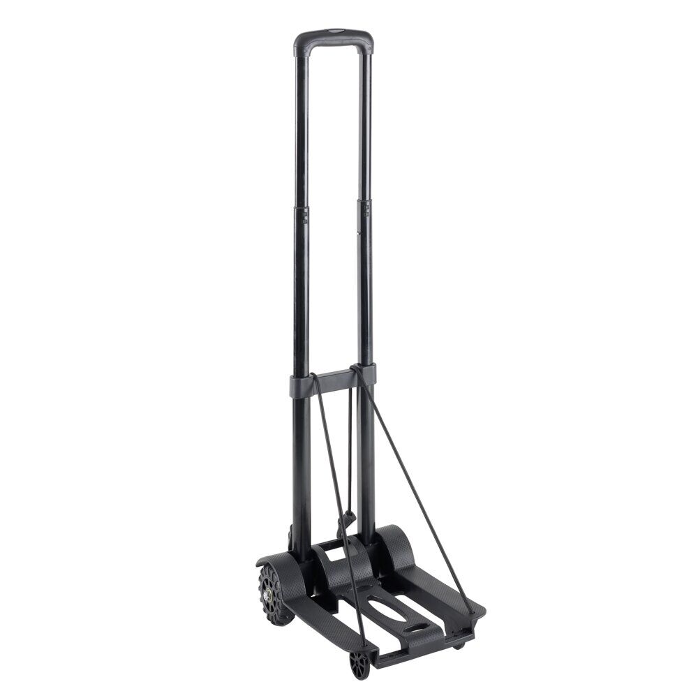 Diable compact pliant transport 50kg métal et plastique noir