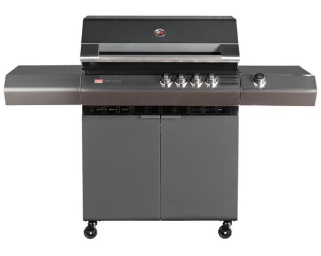 Ziegler & Brown Turbo Classic 4 Burner on Side Burner Cart
