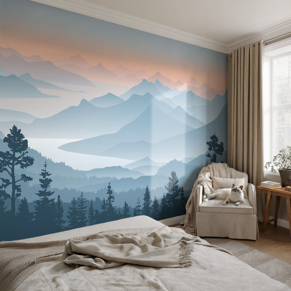 Samoprzylepna tapeta Górska panorama 104x70 Wallfluent