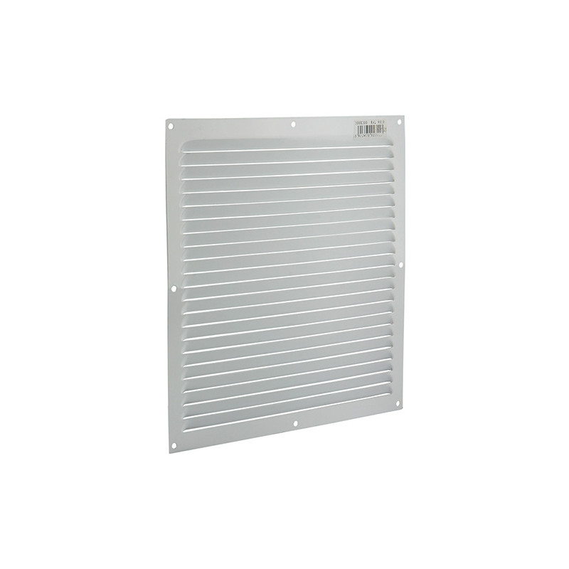 Grille estampée en aluminium blanche 300 x 300 mm RENSON