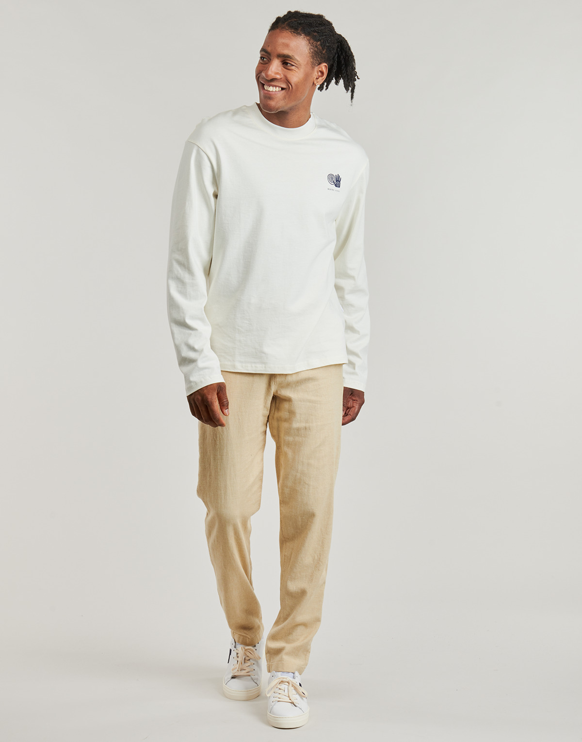 Selected - SLH172-SLIMTAPE BRODY - Beige