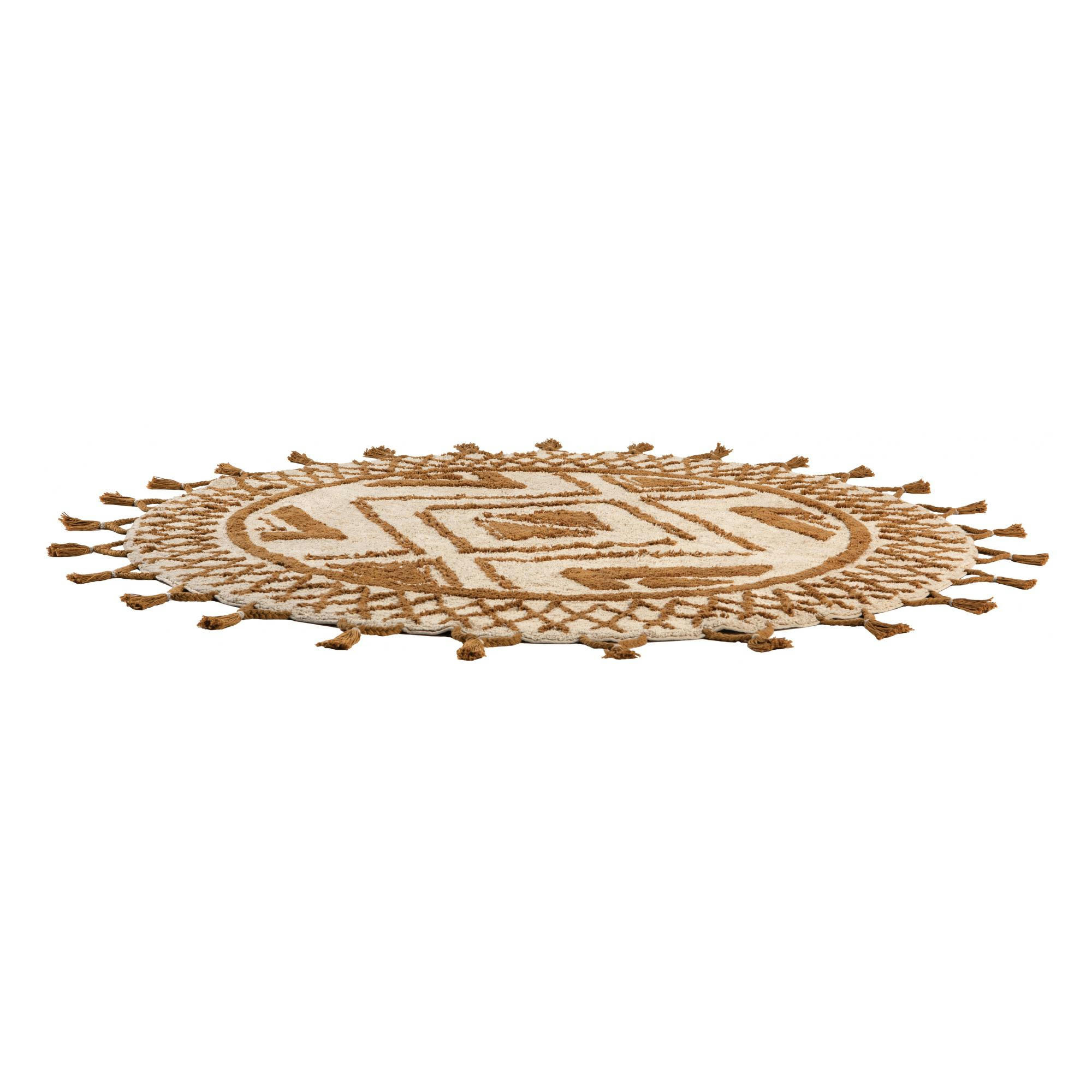 SAMI - Tapis  en coton bronze diameter 160