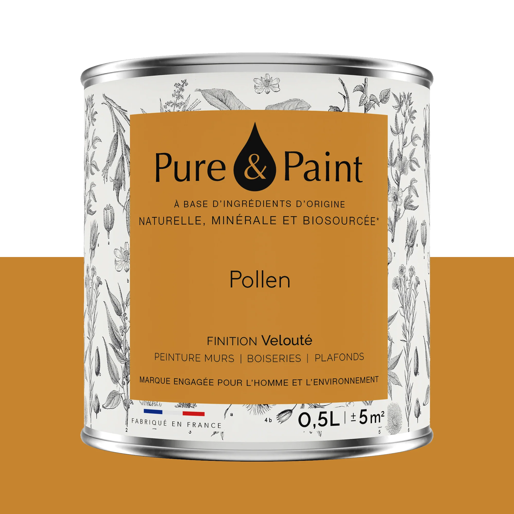 Pure and Paint Peinture Peinture pollen 0,5 L
