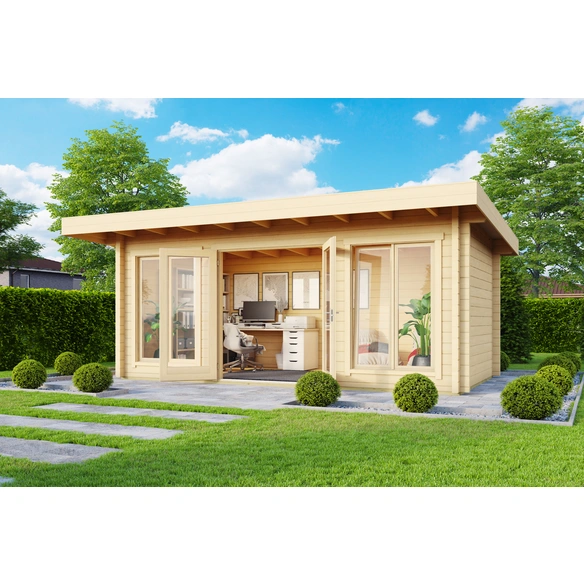 Gartenhaus »709«, Holz, BxHxT: 540 x 238 x 360 cm (Außenmaße inkl. Dachüberstand)