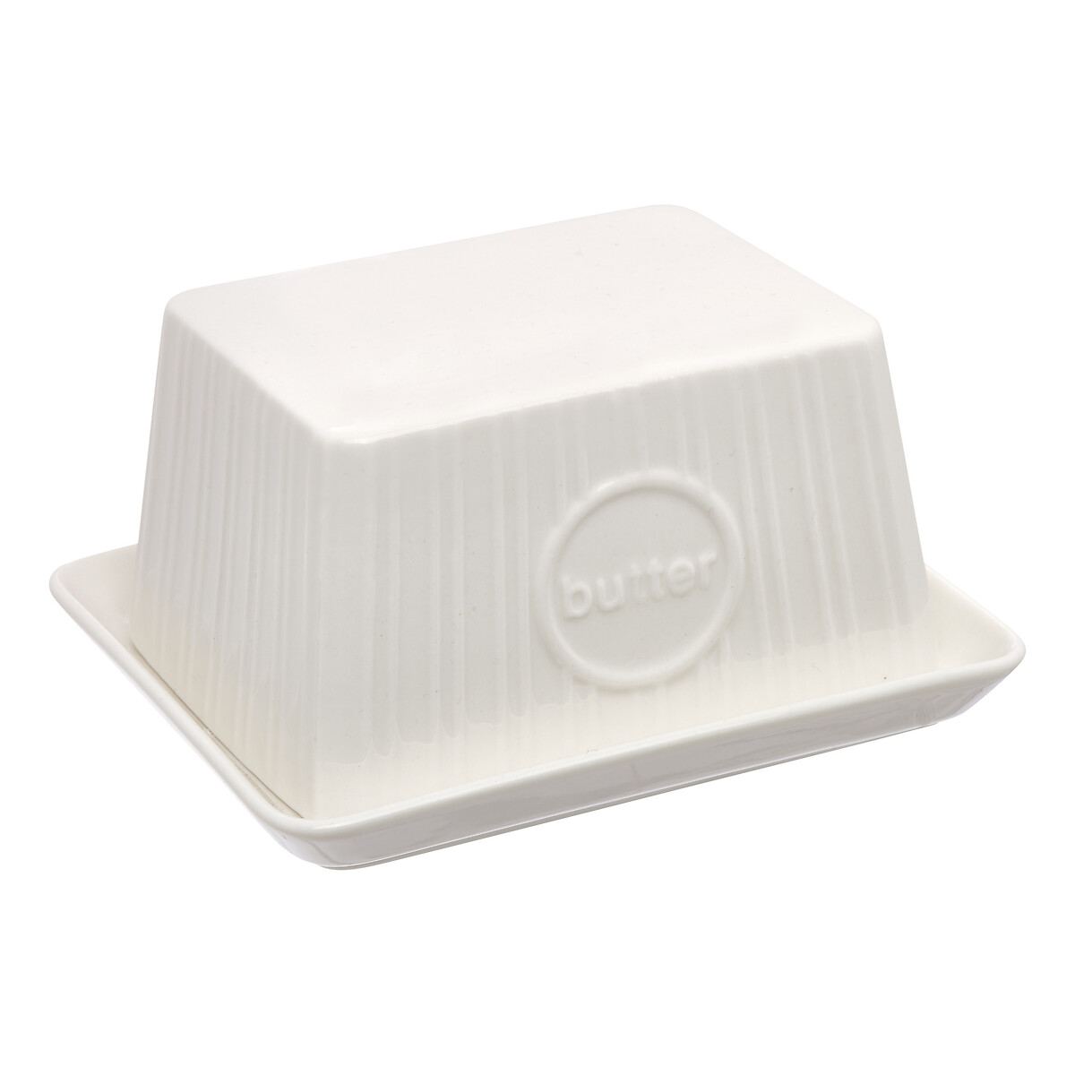 Manteigueira com tampa CERA branca