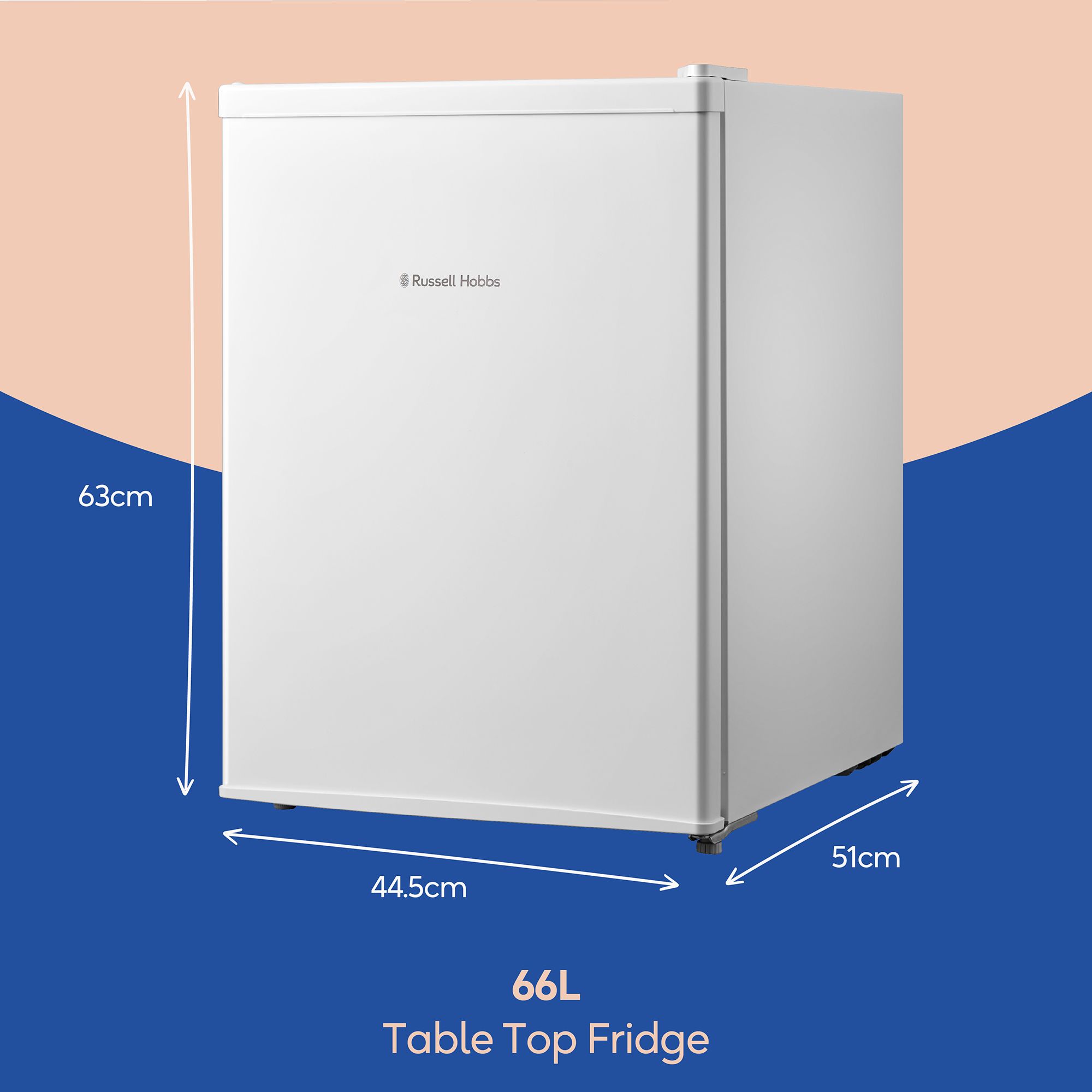 Russell Hobbs Mini Fridge 66L with Ice Box