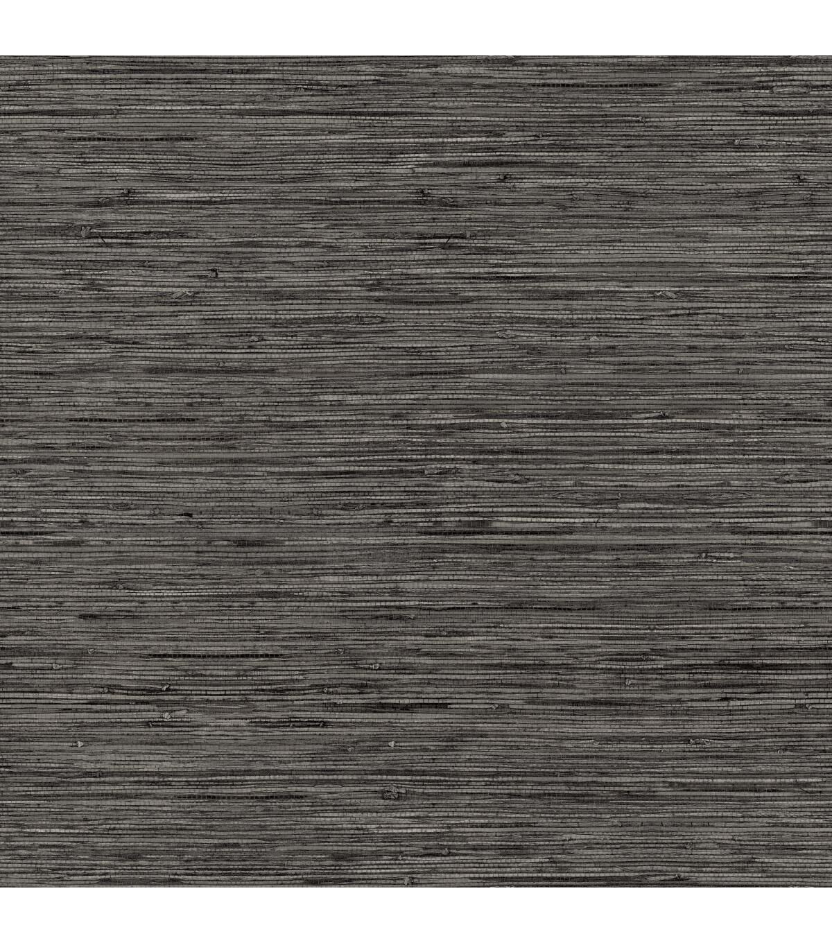 RoomMates Wallpaper Grey Grasscloth