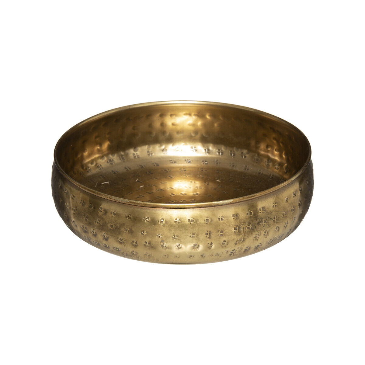 Centro de mesa OASIS dourado martelado 20cm