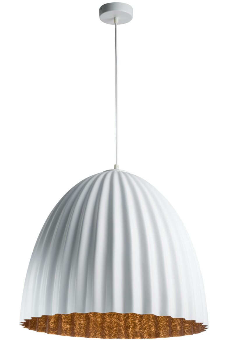 Lampa wisząca biało-miedziana Telma 1xE27x15W Sigma Lighting