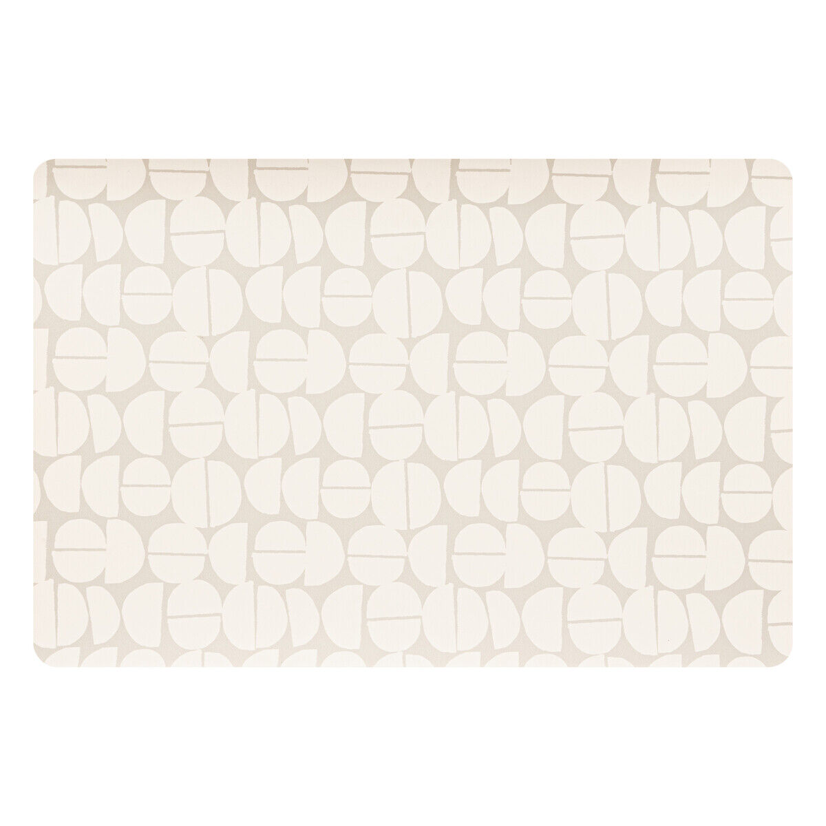 Individual de mesa FEV cinza claro 30x45cm