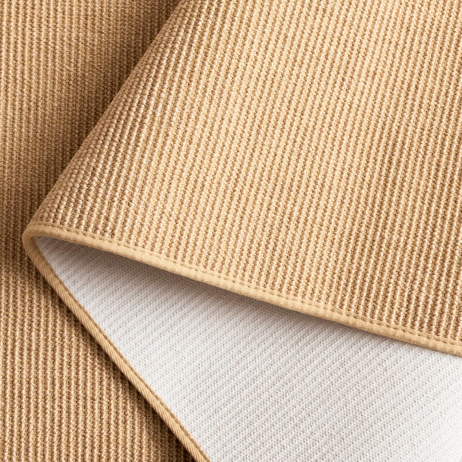 Martha Stewart x SAFAVIEH Area Rug Collection - 8' x 10', Natural Brown, Sisal & Jute, Farmhouse Style, Ideal for Living Room, Bedroom, Office, Dining Space (MSR9501A)