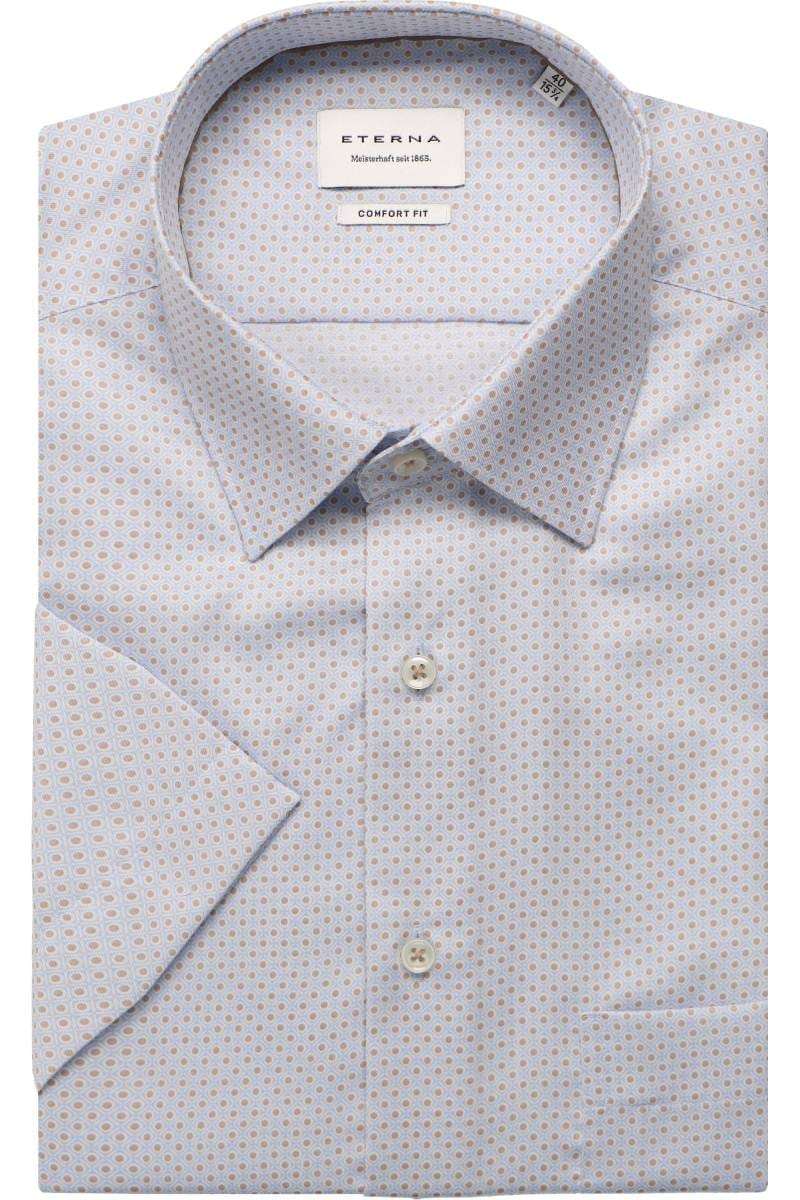 ETERNA Comfort Fit Hemd champagner, Bedruckt