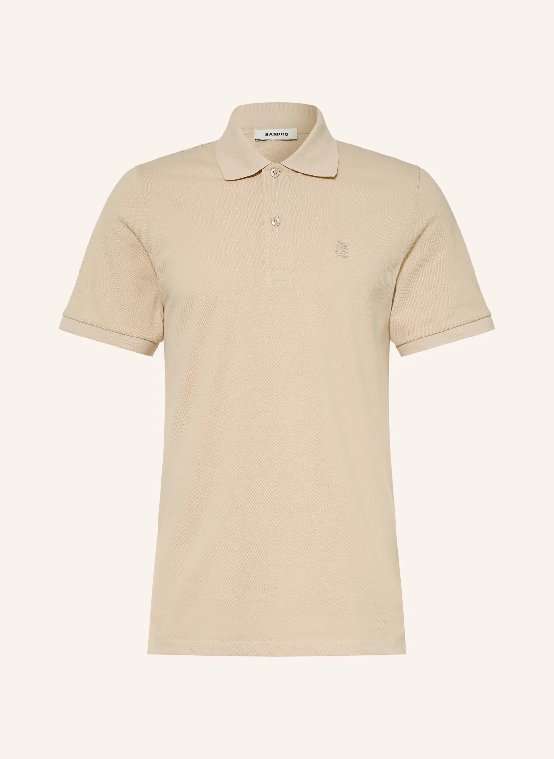 SANDRO Piqué-Poloshirt Classic Fit