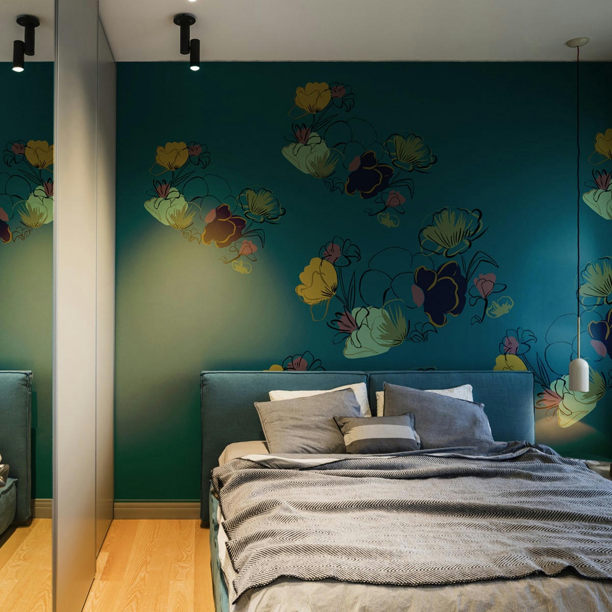 - Papier peint panoramique anglais 255 x 250 cm