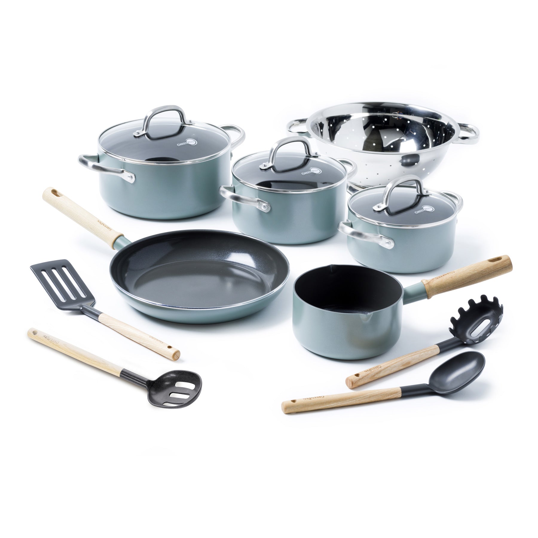 Greenpan Mayflower Pannenset 5-delig met Accessoires