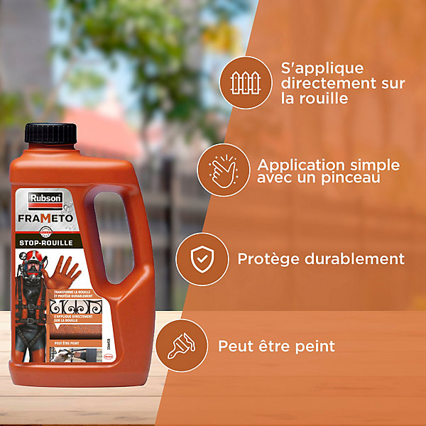 Anti-rouille extérieur Rubson Frameto bidon 1L