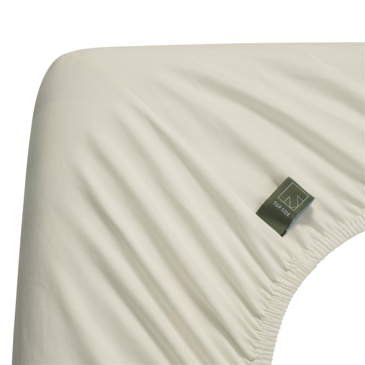 Beddinghouse Dutch Design splittopper hoeslaken Organic Lycra TDS - 200x220 cm - gebroken wit