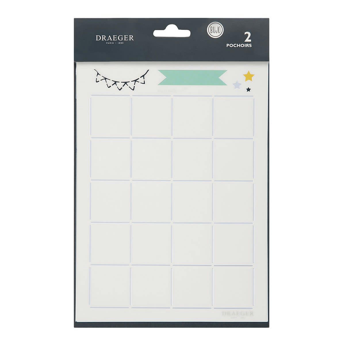 - Pochoir bullet journal Agenda mois