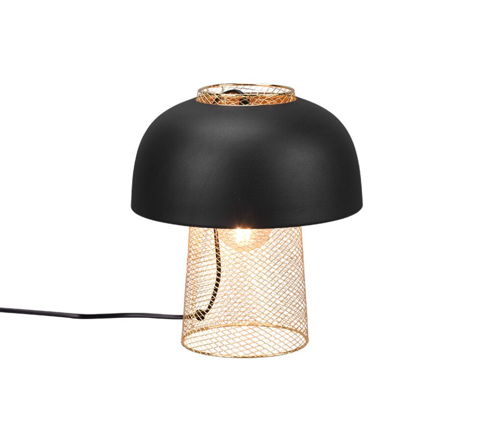 BORDLAMPE TRIO PUNCH 1XE27 SVART/GULL