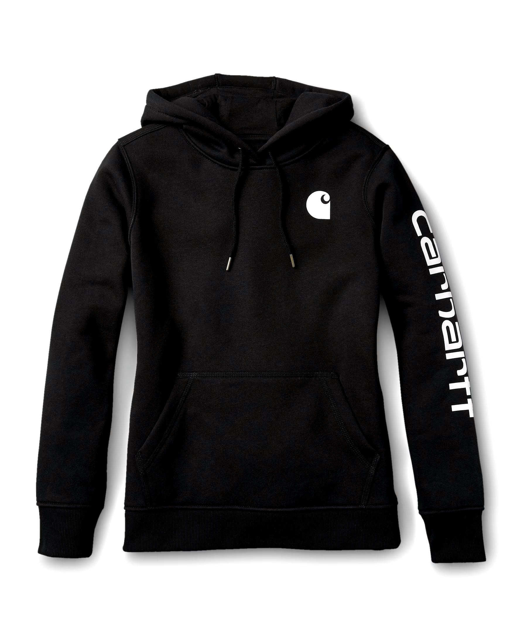 Carhartt Women's Relaxed Fit Sleeve Logo Graphic Hoodie