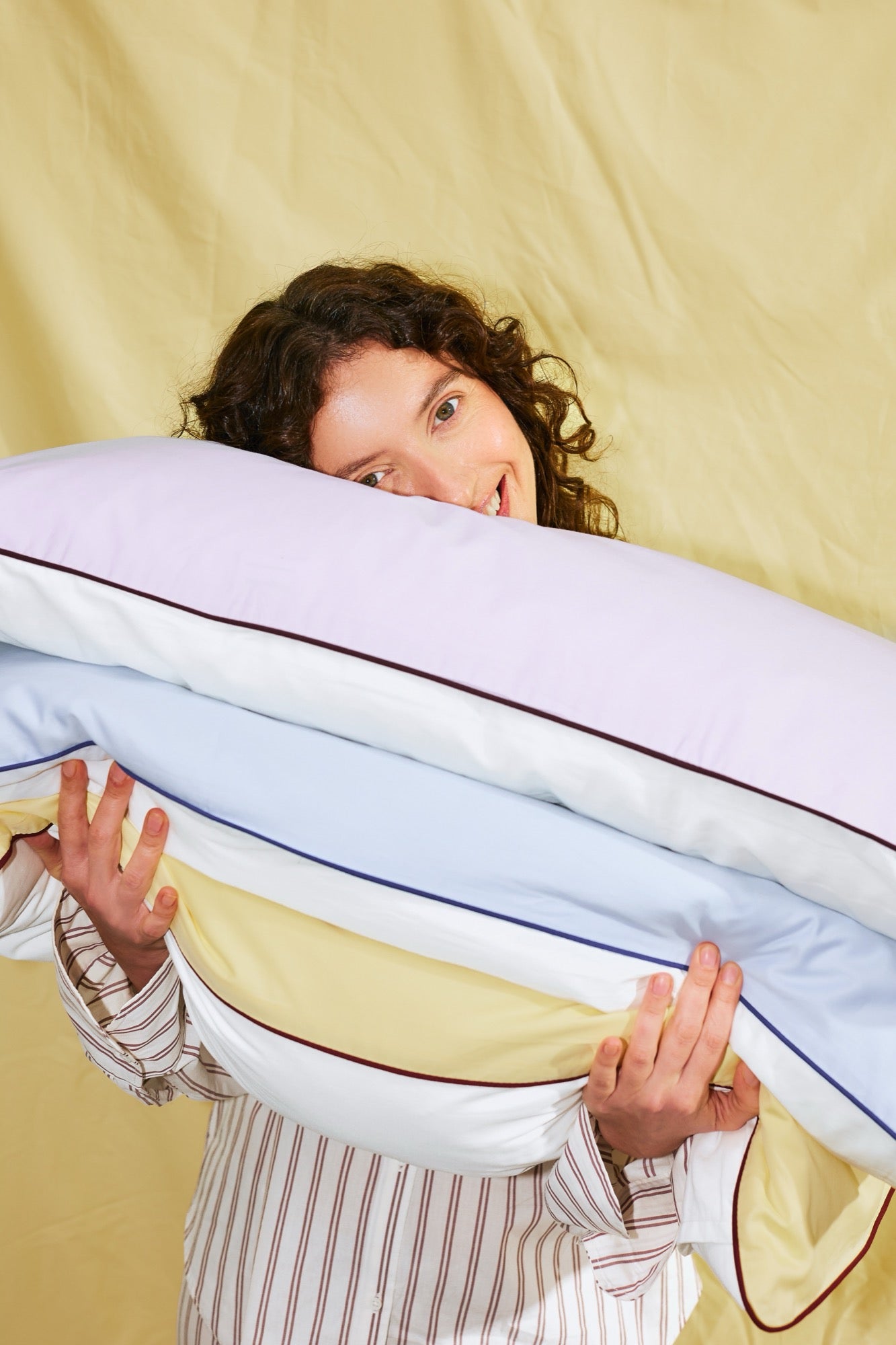 noo.ma OBA Kussensloop - 65x65 cm - Pastel Lilac