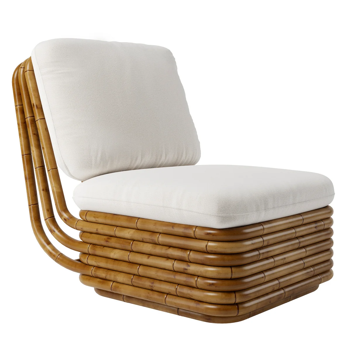 Gubi - Bohemian 72 Outdoor Lounge Stuhl, Dedar (002, Standard)