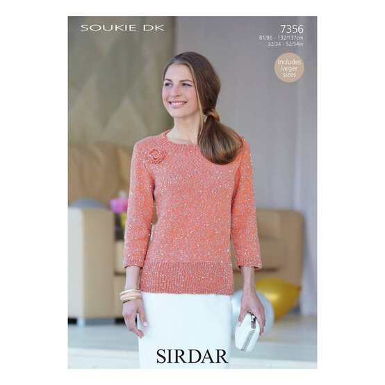 Sirdar Soukie DK Top Digital Pattern 7356