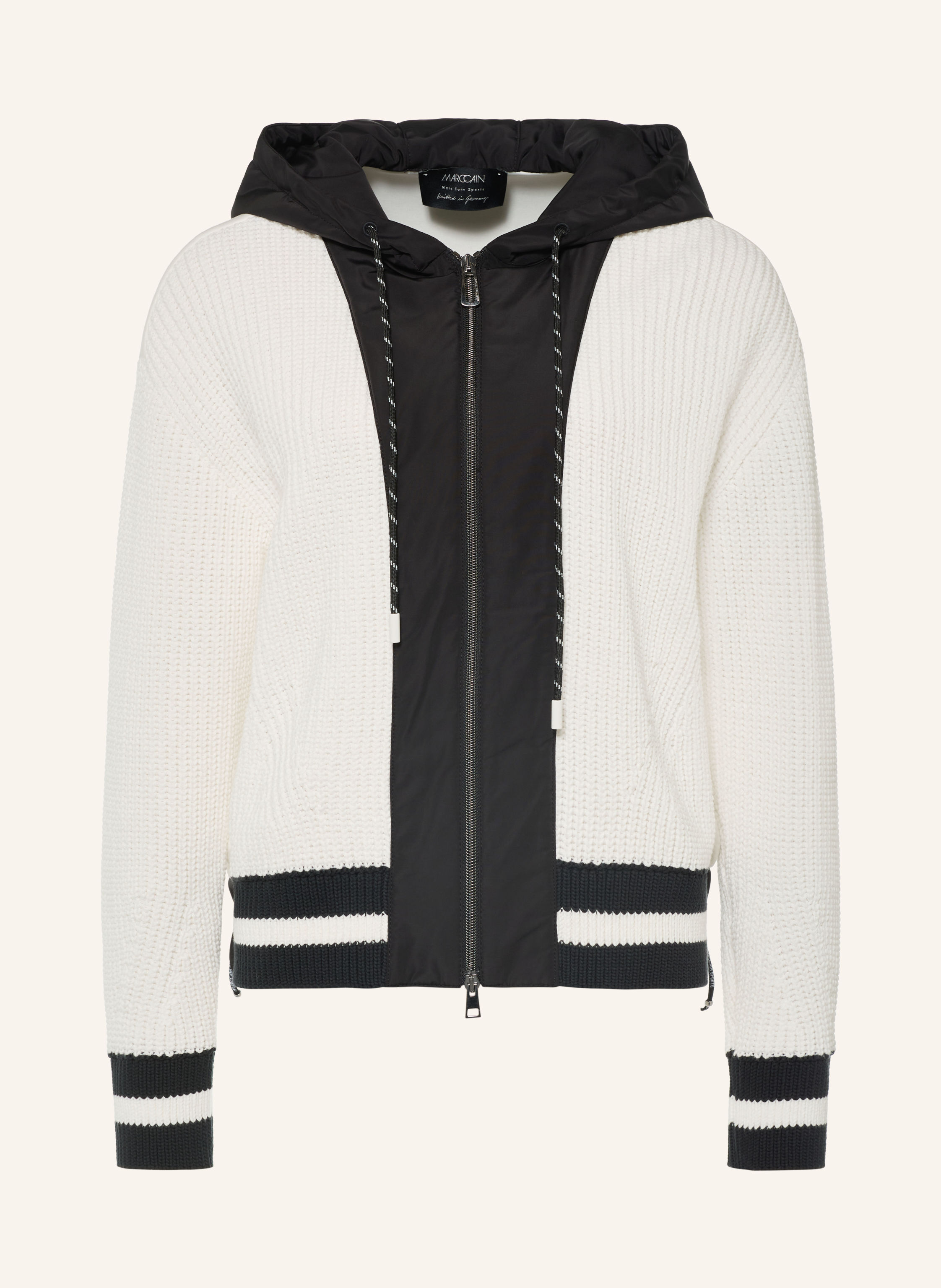 MARC CAIN Strickjacke im Materialmix