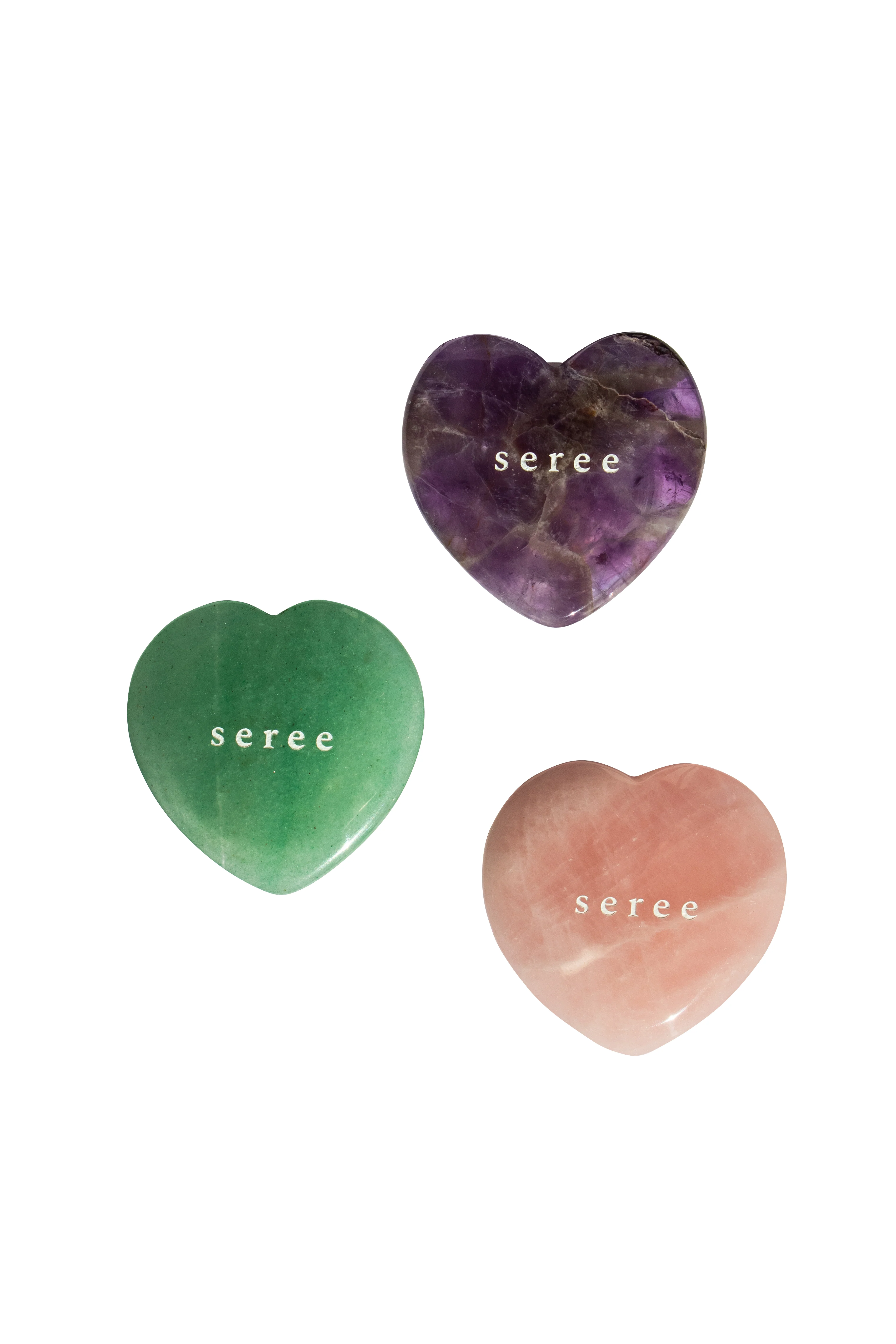 Jade Stone Pop Grip in Heart