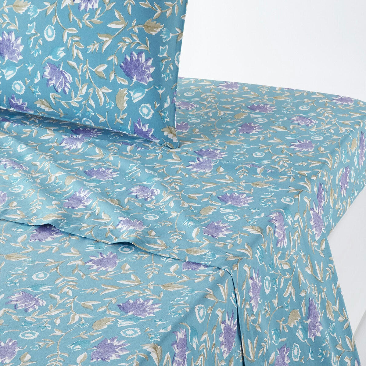 Drap plat en coton lavé, Betsy