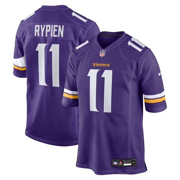 Brett Rypien Minnesota Vikings Nike Team Game Jersey -  Purple
