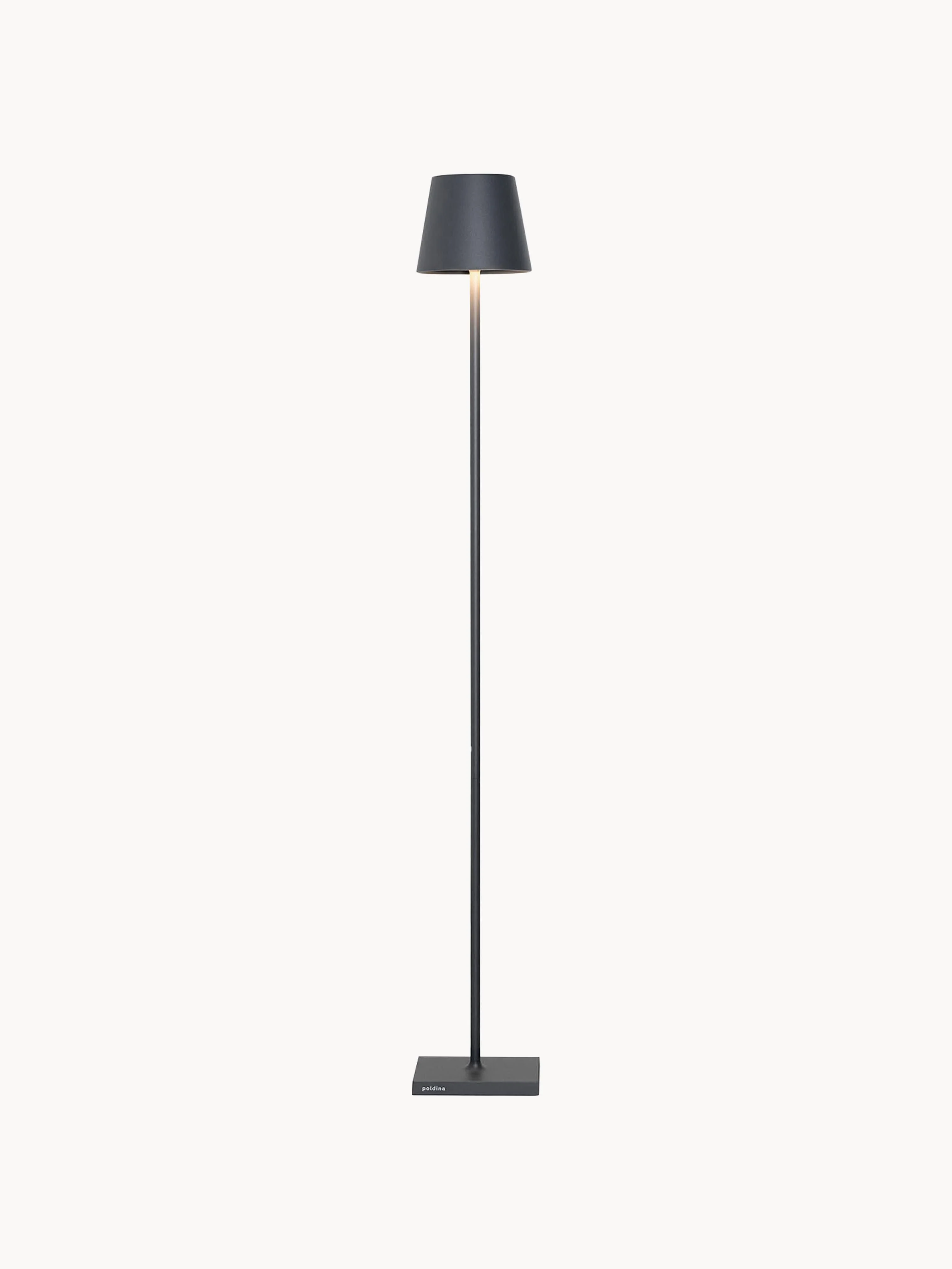 Dimmbare LED-Stehlampe Poldina Pro L, höhenverstellbar