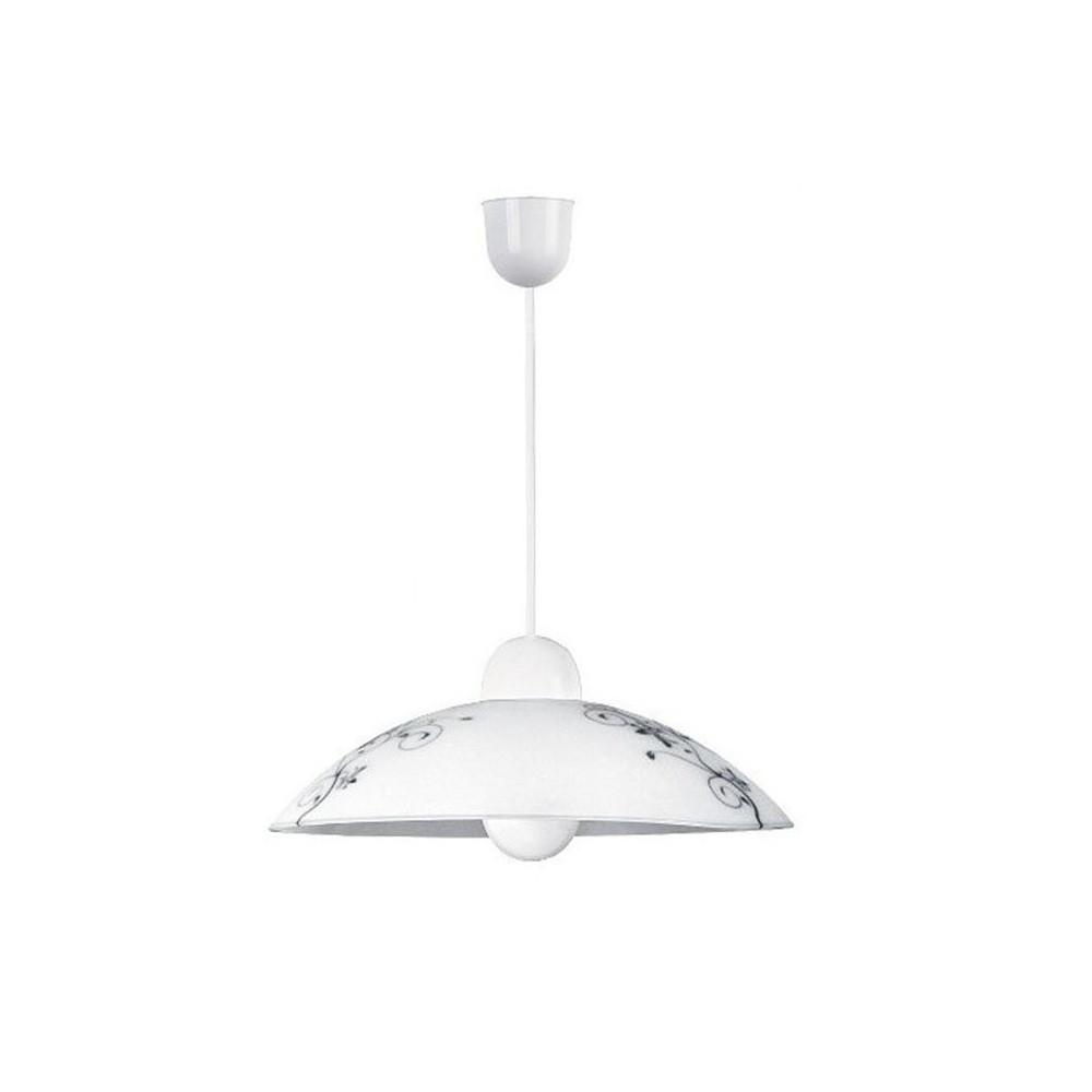 Lampa wisząca biała Bloomy 1xE27x60W wym: 90x30x30 cm Rabalux