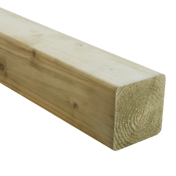 Vierkantpfosten »Aktion«, Kiefernholz/Fichtenholz, BxLxT: 9 x 180 x 9 cm