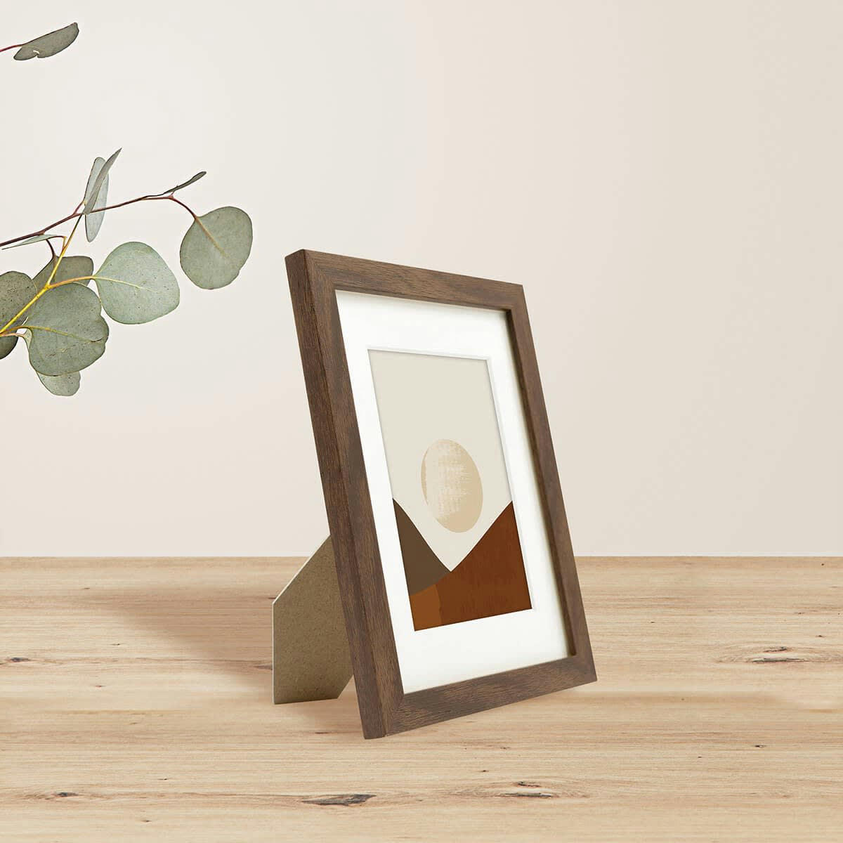 WILD - Cadre photo ébène 13x18 cm avec passe-partout résine recyclée