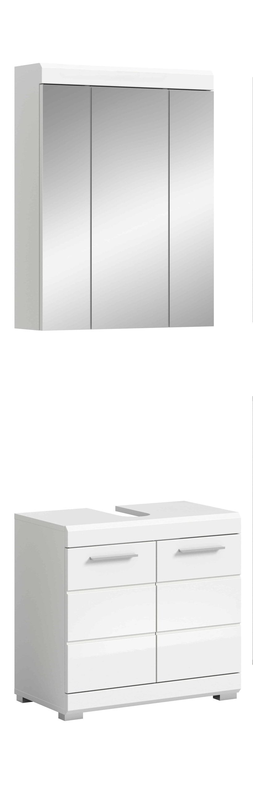 Furnilux Badkamercombinatie 2-Delig - 60cm x 191cm x 34cm